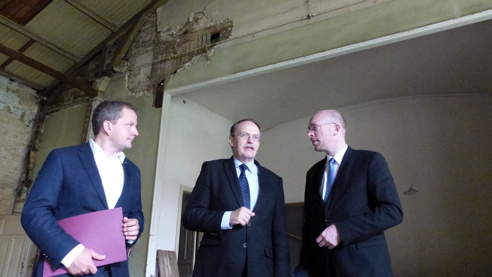 Image - Jetzt wird am Wichernsaal gearbeitet