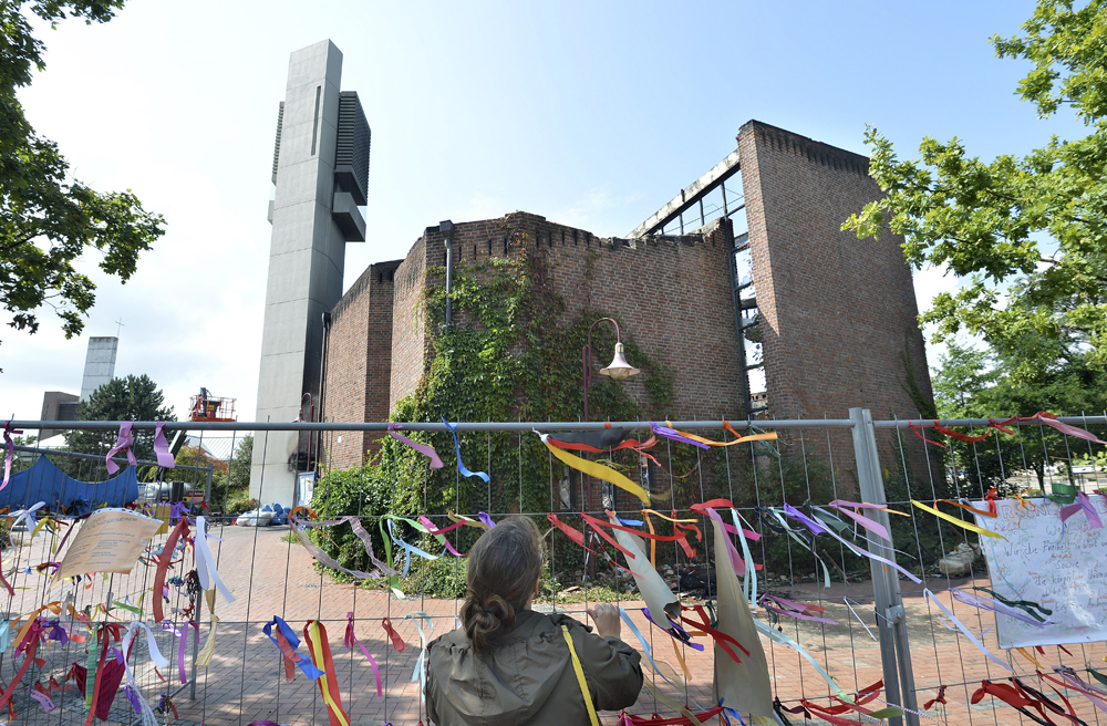 So sah die Ruine der Kirche vor drei Jahren aus