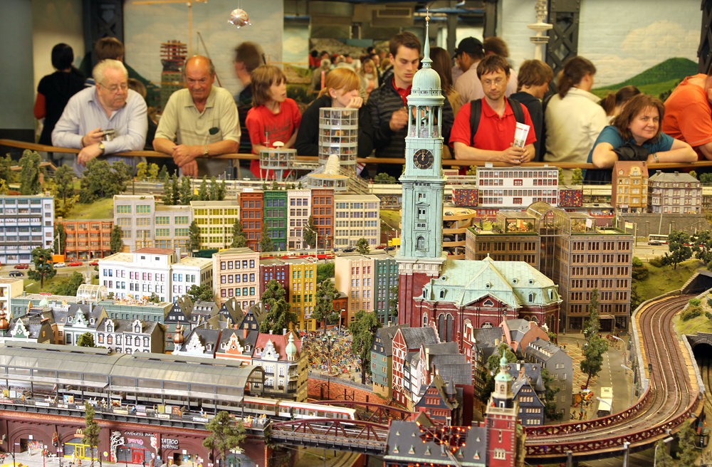 Auch den Michel gibt es im Miniatur Wunderland zu bestaunen