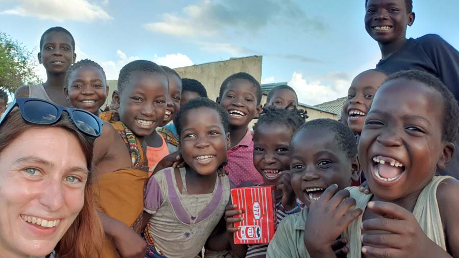Annelie Haack ist beeindruckt von der Lebensfreude der Menschen in Mosambik