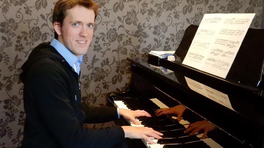 Der Lüneburger Musiker Daniel Stickan