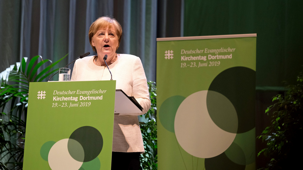 Image - Der Kirchentag feiert die Kanzlerin