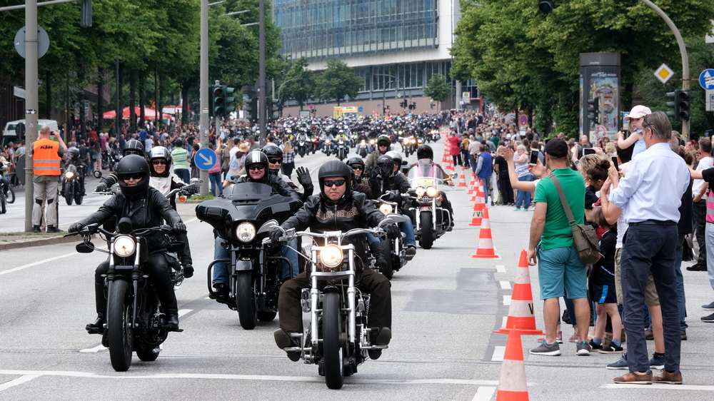 Tausende Biker auf den Straßen Hamburgs – so soll es 2022 wieder aussehen