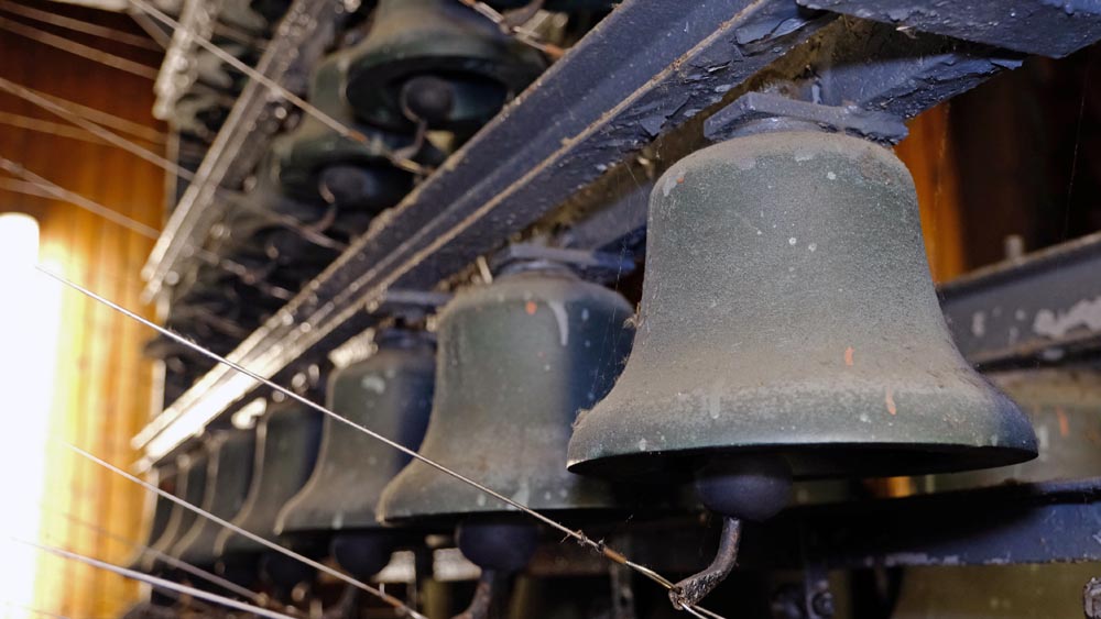 Die Glocken des Carillons im Henriettenstift