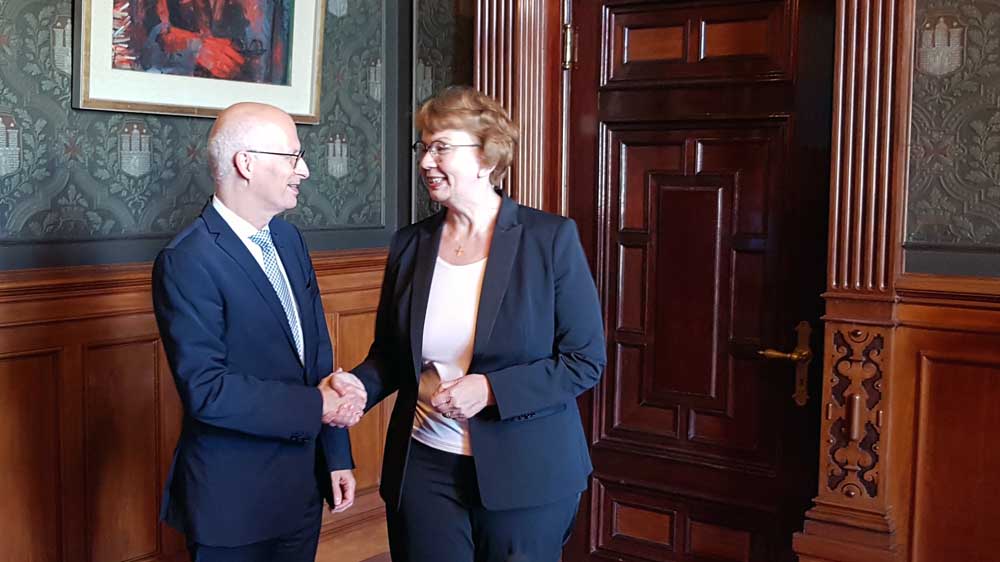 Image - Landesbischöfin besucht Hamburgs Ersten Bürgermeister