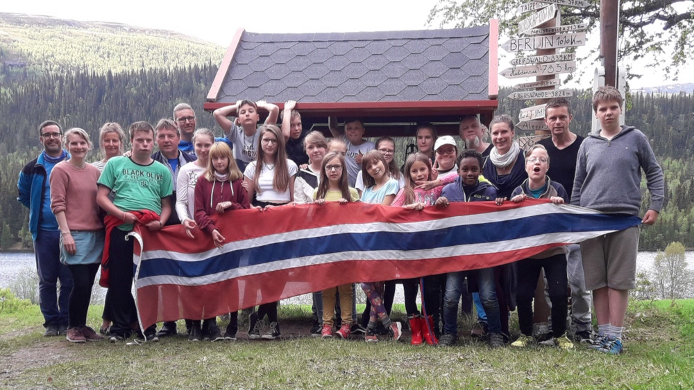 Sie waren zehn Tage lang eine gute Gemeinschaft: Die 18 NorgeKids.