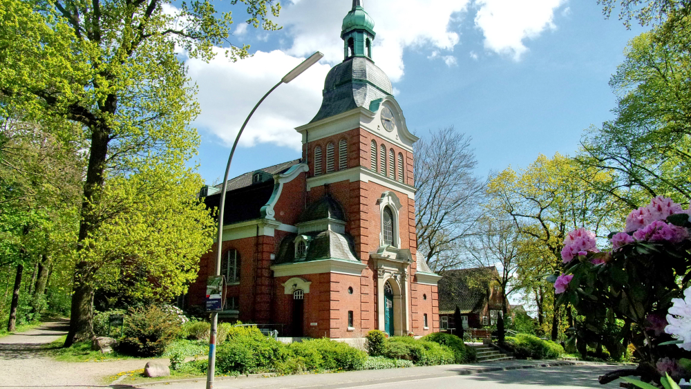 Die Lutherkirche in Hamburg-Bahrenfeld