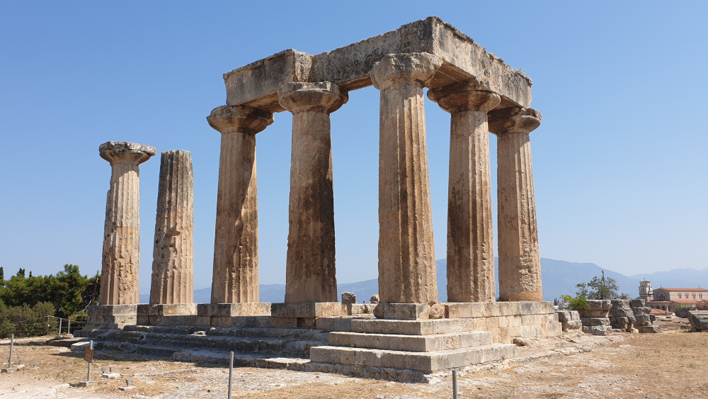 Zwischenziel erreicht: die Akropolis in Athen im Abendlicht.