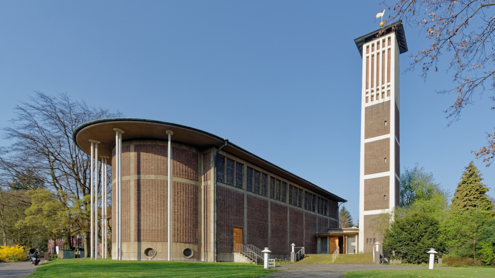 Die evangelisch-lutherische Paul-Gerhardt-Kirche in Altona