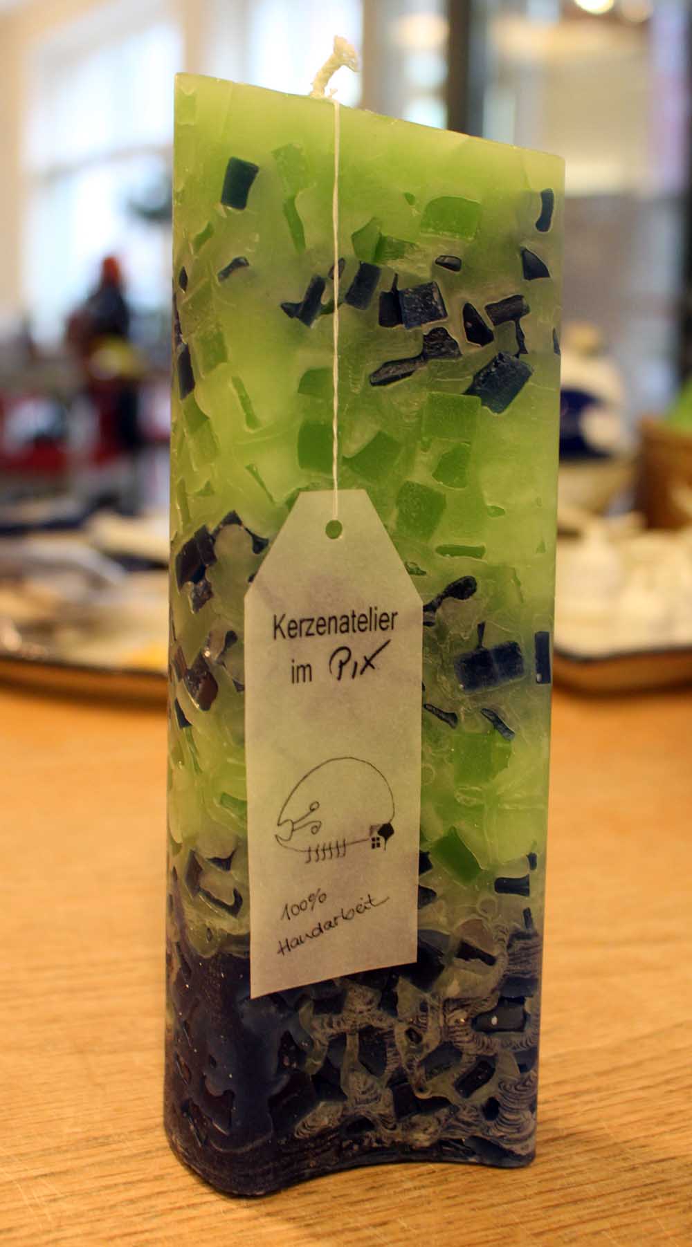 In Gusstechnik gefertige Kerzen Foto: Christine Senkbeil