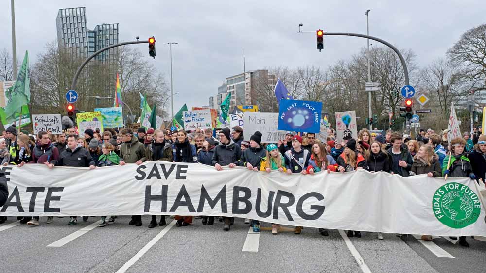 Tausende demonstrierten in Hamburg