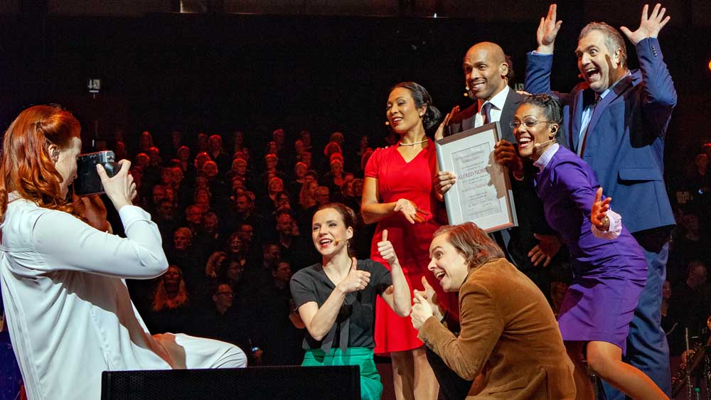 Bitte recht freundlich! Das Musical begeisterte die Zuschauer in Hannover