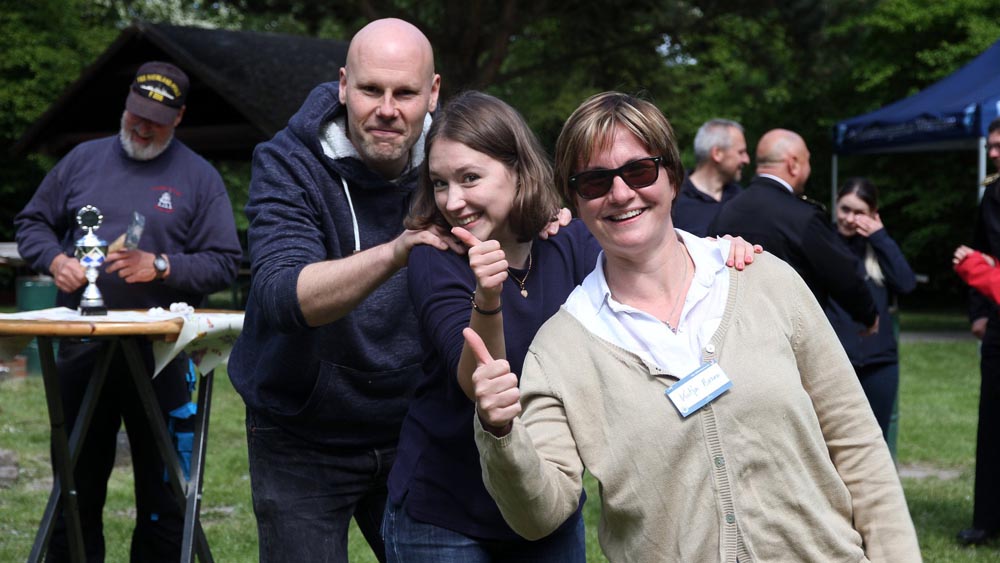 Familienrüstzeiten für Soldaten und ihre Angehörigen sind Teil des Angebots der Militärseelsorge in Kooperation mit dem Familienbetreuungszentrum. Mit dabei auch Militärpfarrerin Katja Bruns (vorn)