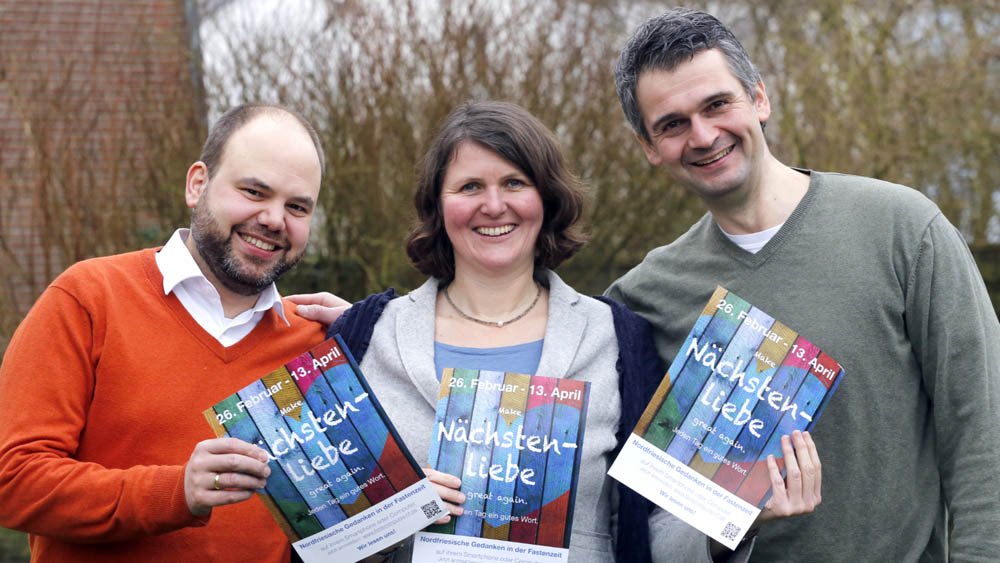 Joachim Kretschmar, Heike Braren und Leif Mennrich (v.l.) organisieren die Fastenimpulse