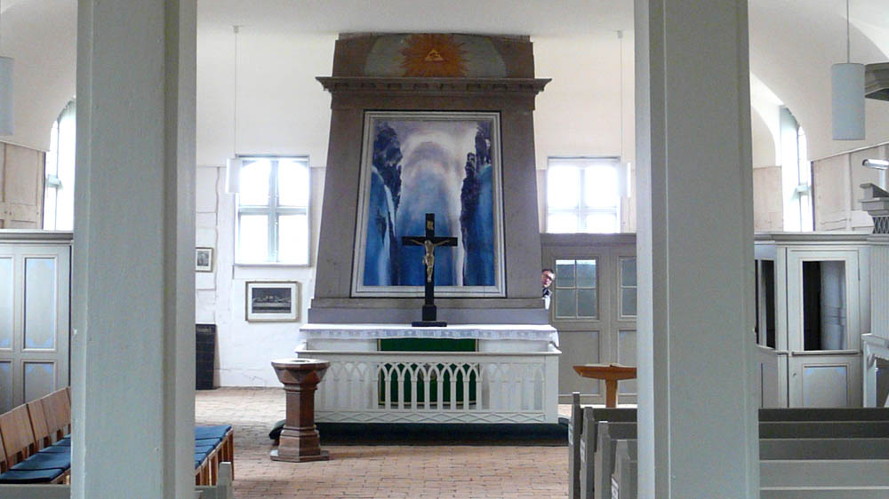 Das Altarbild in der Kirche von Nossentin