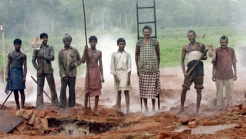 Tagelöhner in Indien (Archivbild)