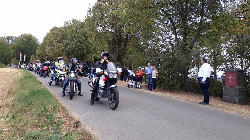 Motorrad-Wallfahrt im Eichsfeld – leider nur ein Archivbild