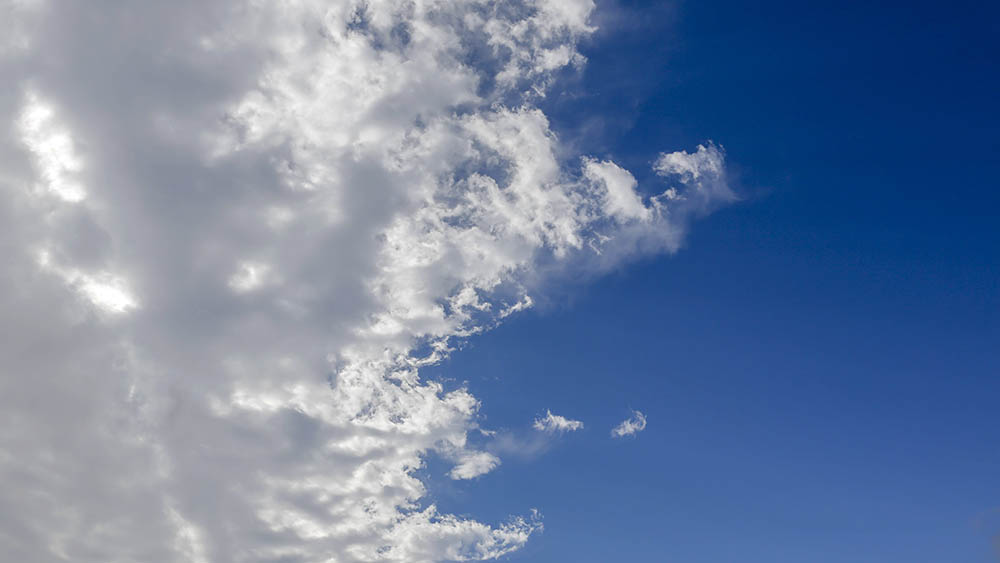 An Himmelfahrt ist Gott in den Himmel aufgefahren, so der christliche Glaube