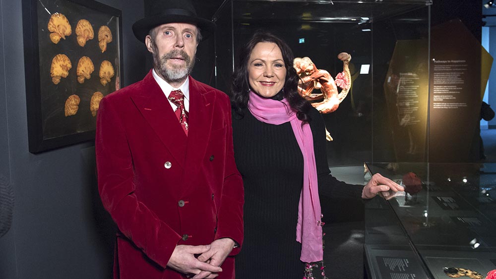 Gunther von Hagens und Ehefrau Angelina Whalley im Februar 2015 in Berlin