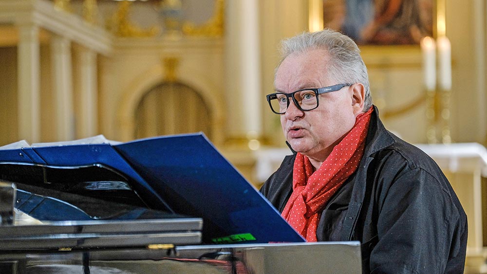 Heinz Rudolf Kunze in der Liebfrauenkirche in Neustadt am Rübenberge