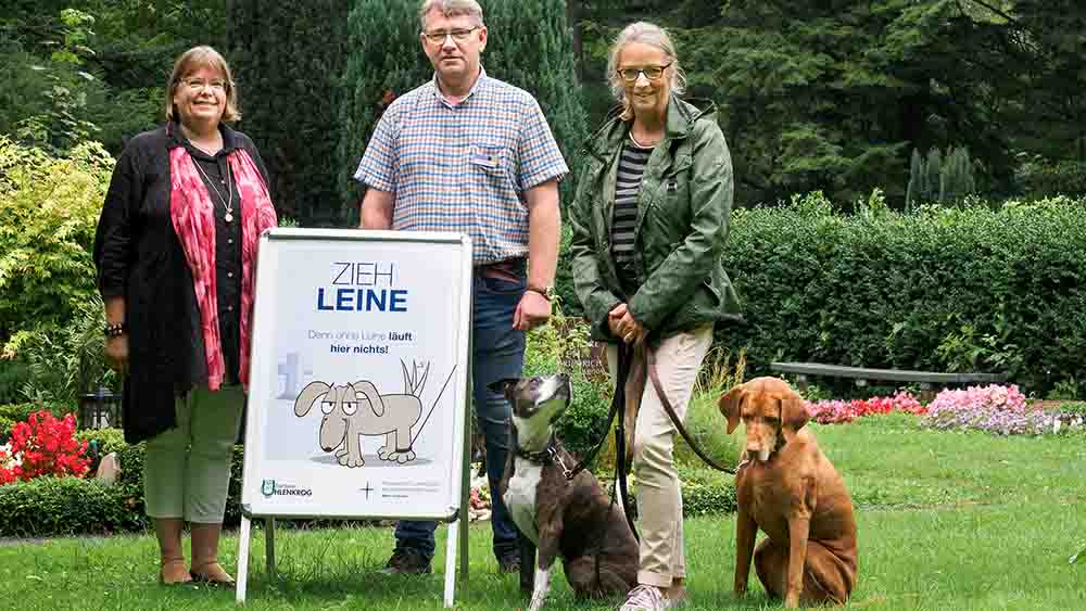 Werben für ein respektvolles Miteinander (v.l.): Almut Witt, Jörgen Schulz und Sabine Petersen