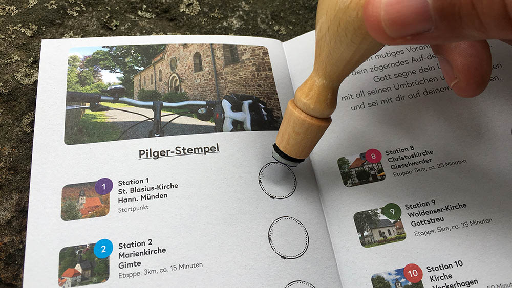 Image - Neuer Pilgerradweg an der Weser