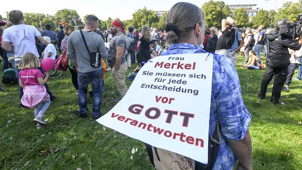 Am vergangenen Sonnabend demonstrierten Corona-Leugner in Hannover