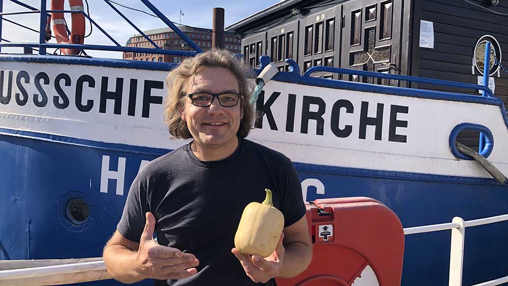 Mark Möller, Geschäftsführer der Flussschifferkirche