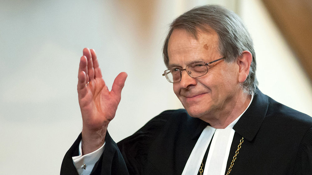 Hans Christian Knuth bei der Amtseinführung von Bischof Gothart Magaard im September 2014