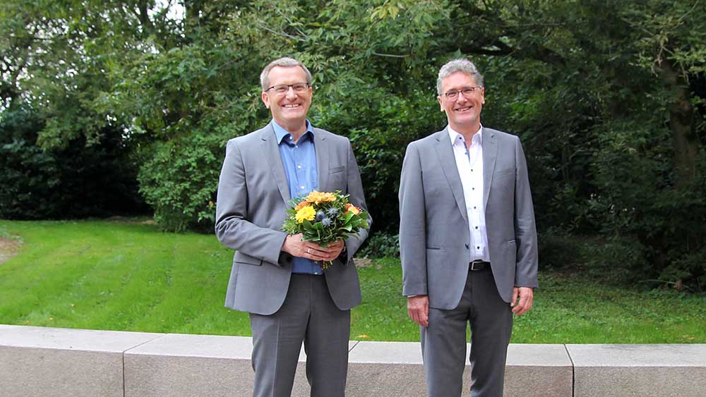 Propst Dr. Thomas Bergemann (re.) und sein künftiger Kollege Thielko Stadtland 