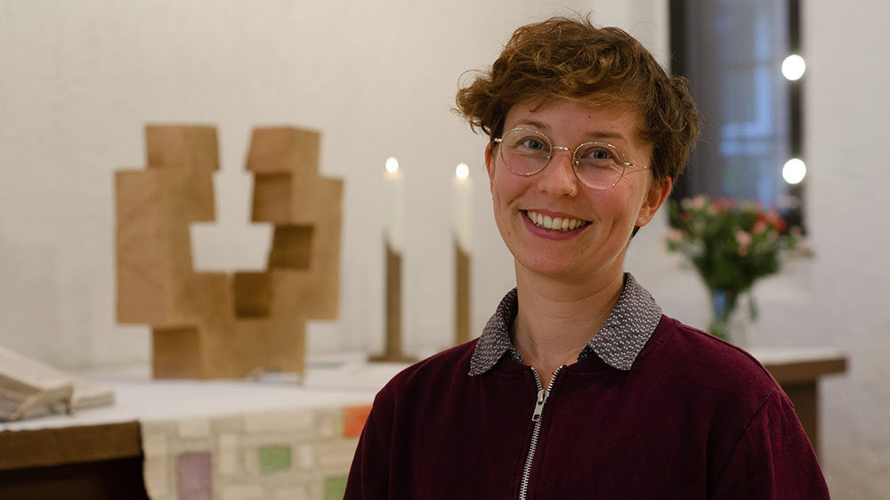 Friederike Arnold (33) macht ein Vikariat in der Lübecker Kirchengemeinde Luther-Melanchthon