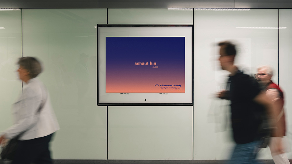 "Schaut hin" ist das Motto des Kirchentags