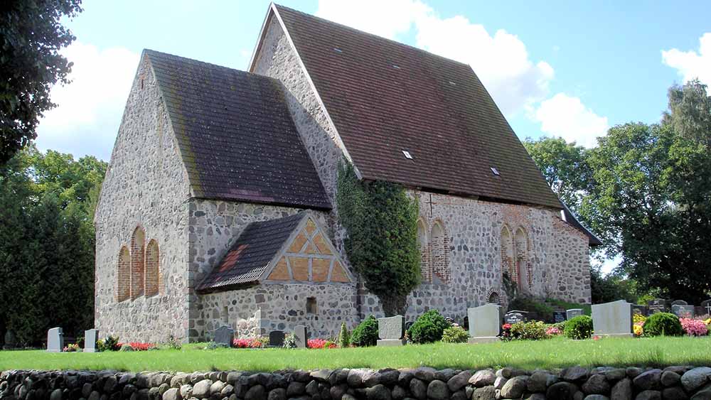 Die Dorfkirche Thelkow wird saniert