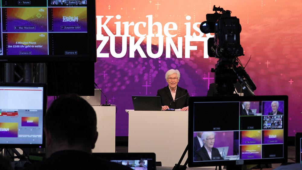 Zum ersten Mal tagt die Synode um Präses Irmgard Schwaetzer nur digital