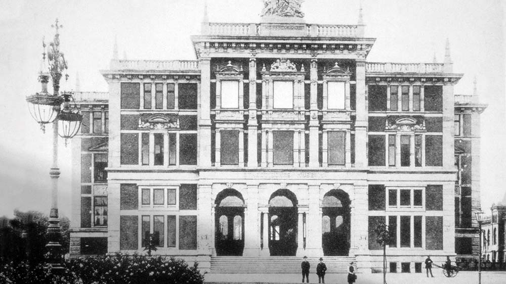 Das Übersee-Museum im Jahr seiner Gründung 1896