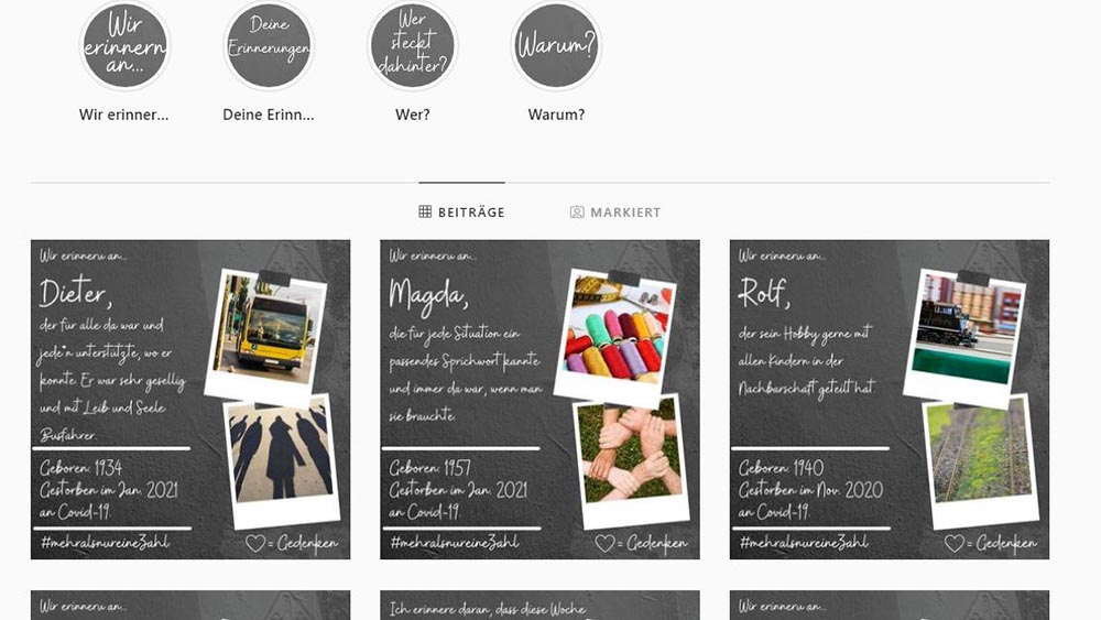 Auf Instagram gibt Vikar Jakop Pape der Trauer Raum