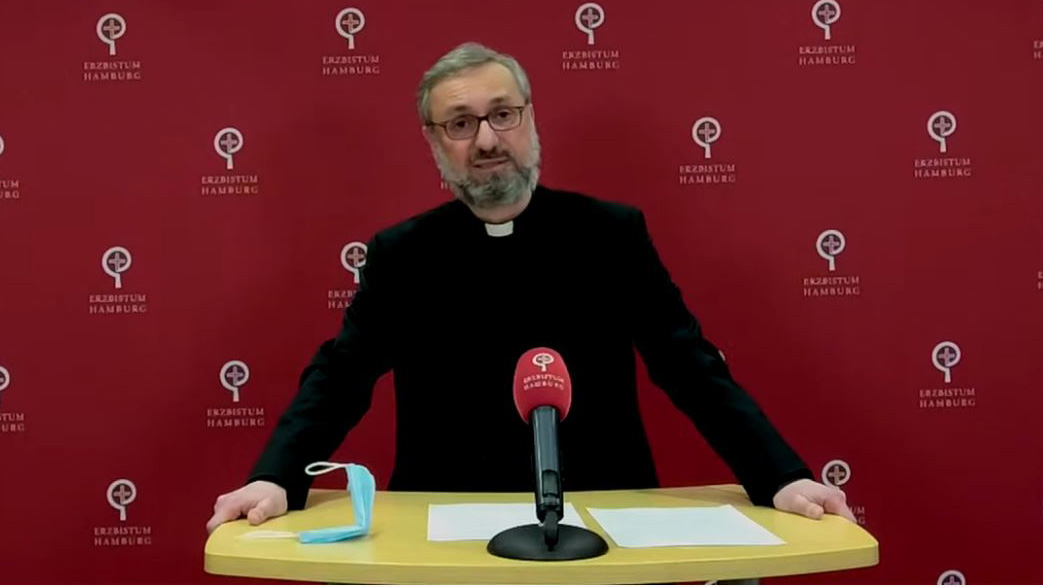 Im März 2021 bot Heße dem Papst seinen Rücktritt an Screenshot: Youtube