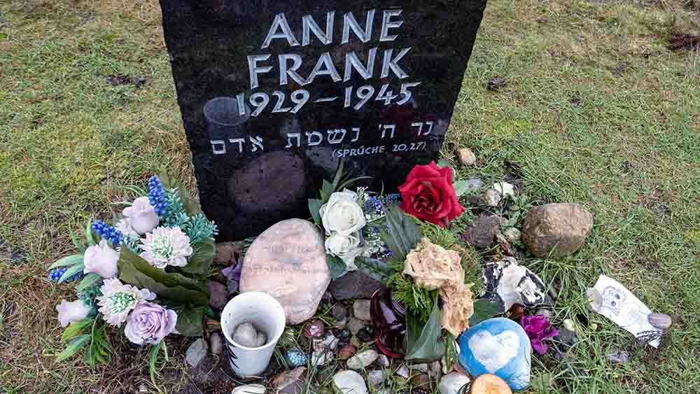 Anne Frank starb im März 1945 im KZ Bergen-Belsen