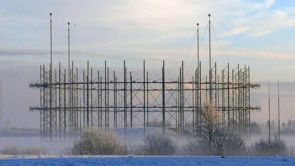 Das Antennenfeld der Aufklärungsstellung Bramstedtlund