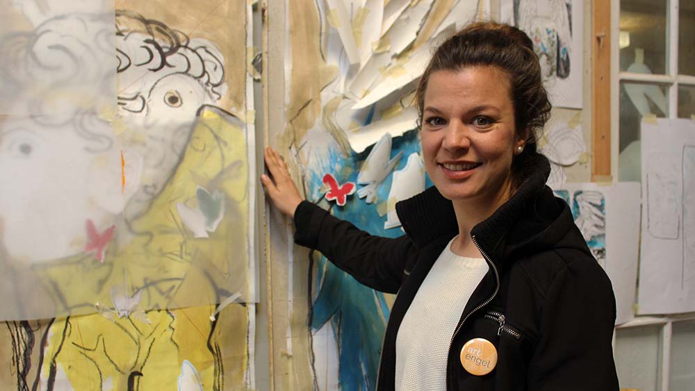 Projektleiterin Anna-Luise Klafs will Kunst in diakonische Einrichtungen bringen