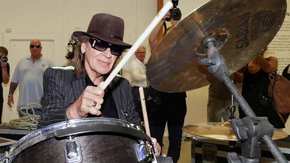 Udo Lindenberg in Aktion