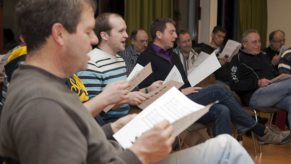 In Wedel sollen die Männer singen (Symbolbild)