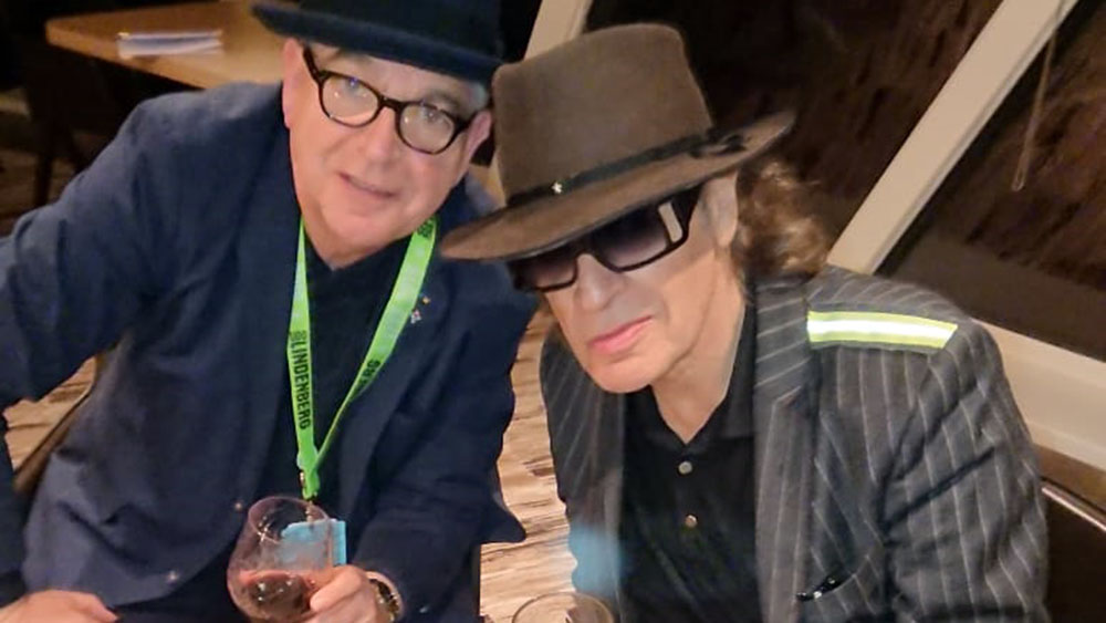 Schnappschuss einer Freundschaft: Der Hamburger Pfarrer Karl Schultz, gebürtiger Mecklenburger, und Udo Lindenberg