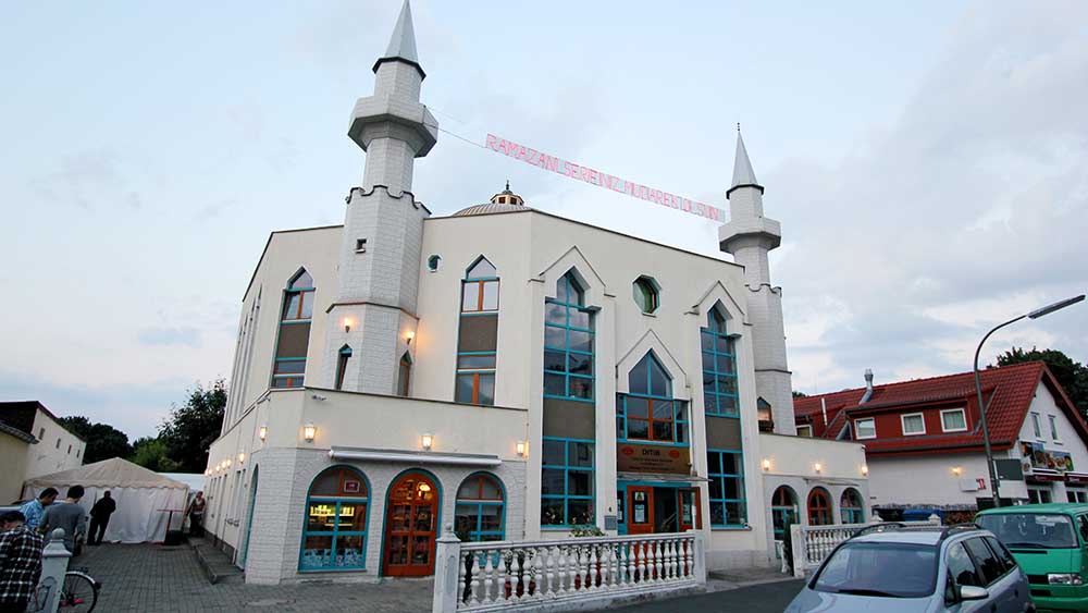 Die Ditib-Moschee in Göttingen (Niedersachsen) am 24.08.2014.