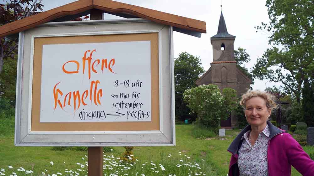 Seit Jahren hält Sabine Petters die Kapelle in Jager offen. Am 22. August wird dort der Spirituelle Sommer gefeiert