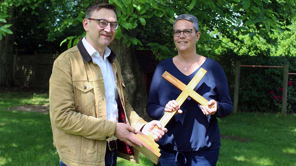 Pioniere beim Jobsharing:  Christian Schack und Anja Botta