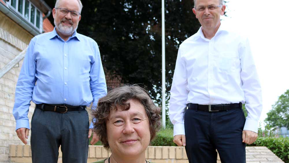 Bischofstrio (v.l.): Elof Westergaard, Marianne Christiansen und Gothart Magaard laden zur Pilgertour ein