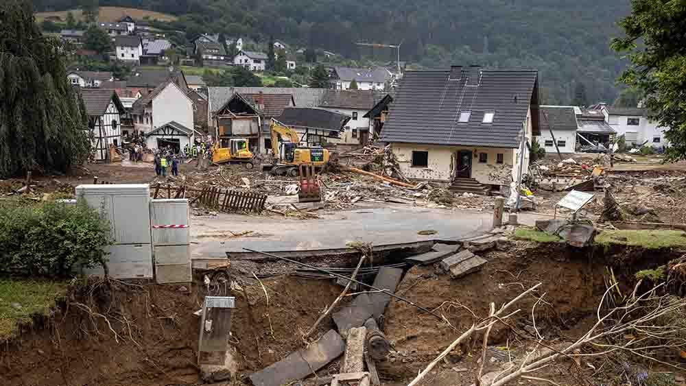 Schuld im Landkreis Ahrweiler ist von der Flut besonders betroffen