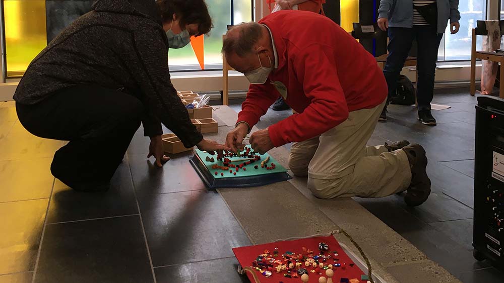 Ganz plastisch stellten die Teilnehmer ihre Visionen von Kirchenmusik dar