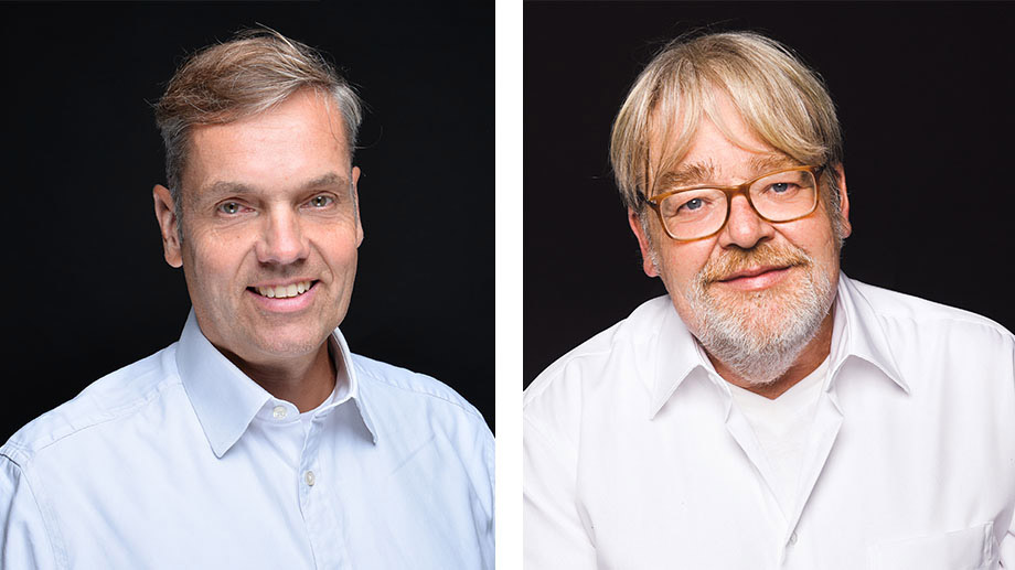 Geschäftsführer Matthias Gülzow (li.) und Chefredakteur Tilman Baier